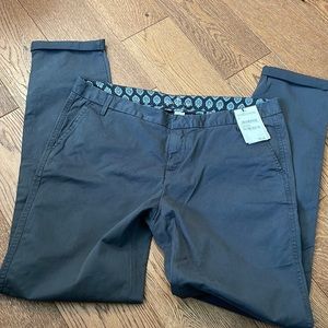 Caslon trousers gray khaki pants NWT